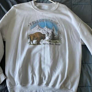 Large Yellowstone crewneck